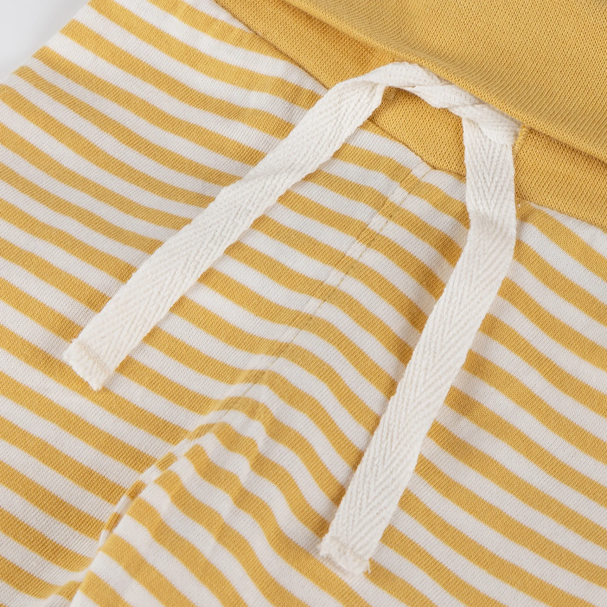 Baby Ringelhose, gelb/weiß