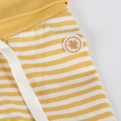 Baby Ringelhose, gelb/weiß