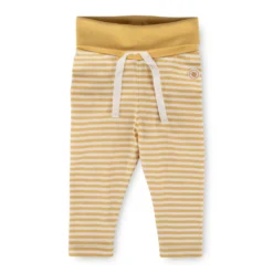 Baby Ringelhose, gelb/weiß