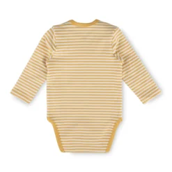 Baby Ringel Langarmbody Mäuschen, gelb