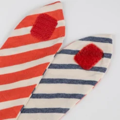 Baby Ringel Wendehalstuch, rot und blau
