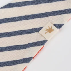 Baby Ringel Wendehalstuch, rot und blau