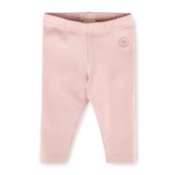 Baby Rippstrick Leggings, rosa, Petit Croissant