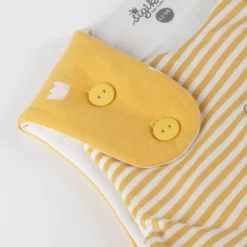Baby Schlafsack Mäuschen wattiert, gelb