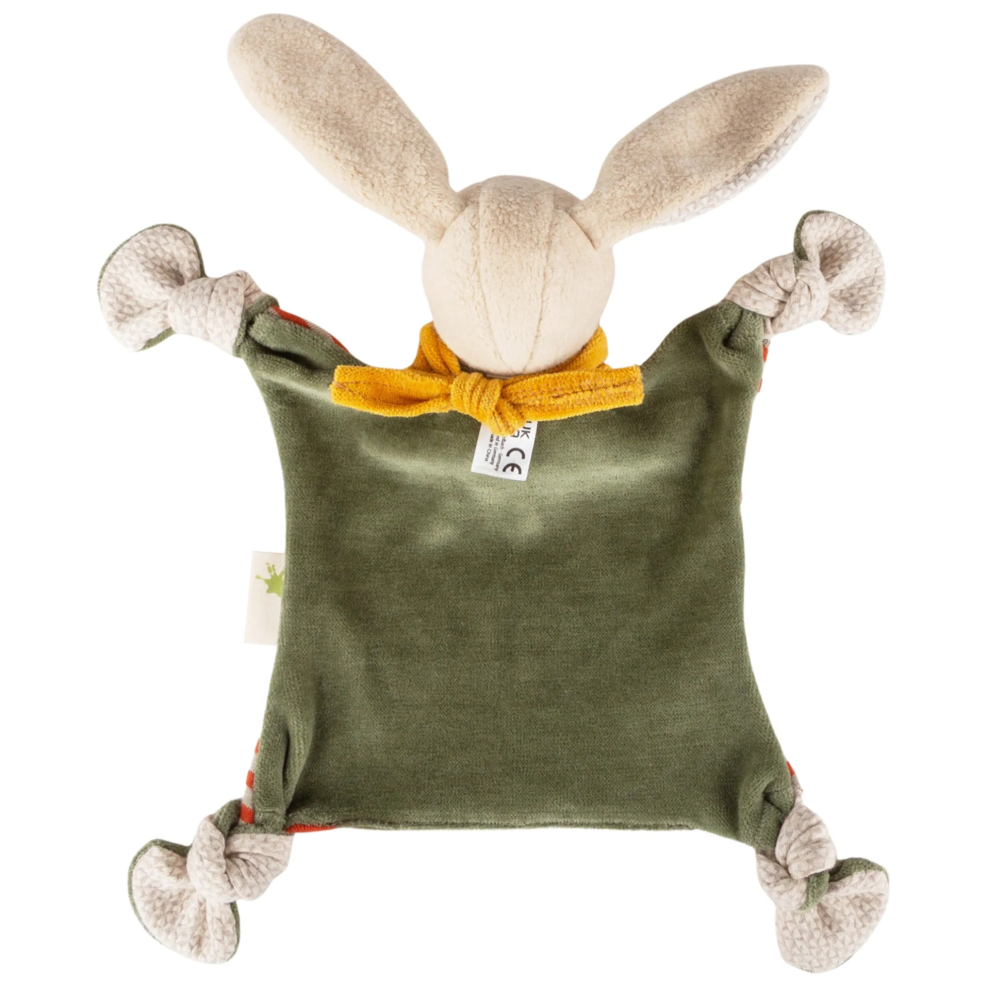 Baby Schnuffeltuch Hase, Bio-Baumwolle/Schurwolle, Pure Collection