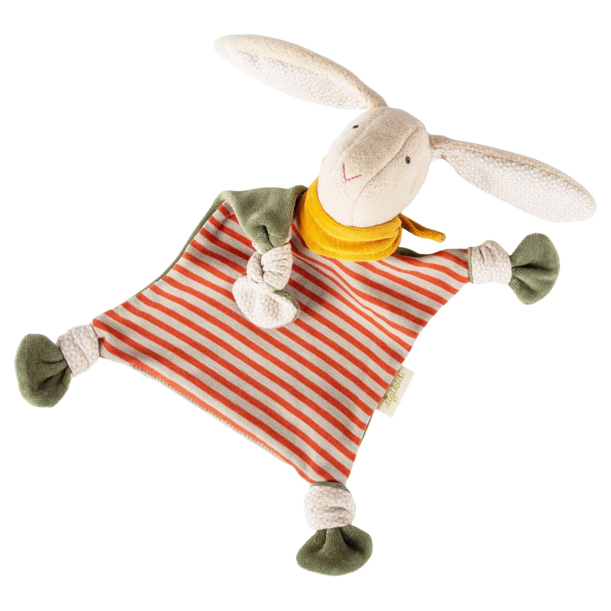 Baby Schnuffeltuch Hase, Bio-Baumwolle/Schurwolle, Pure Collection