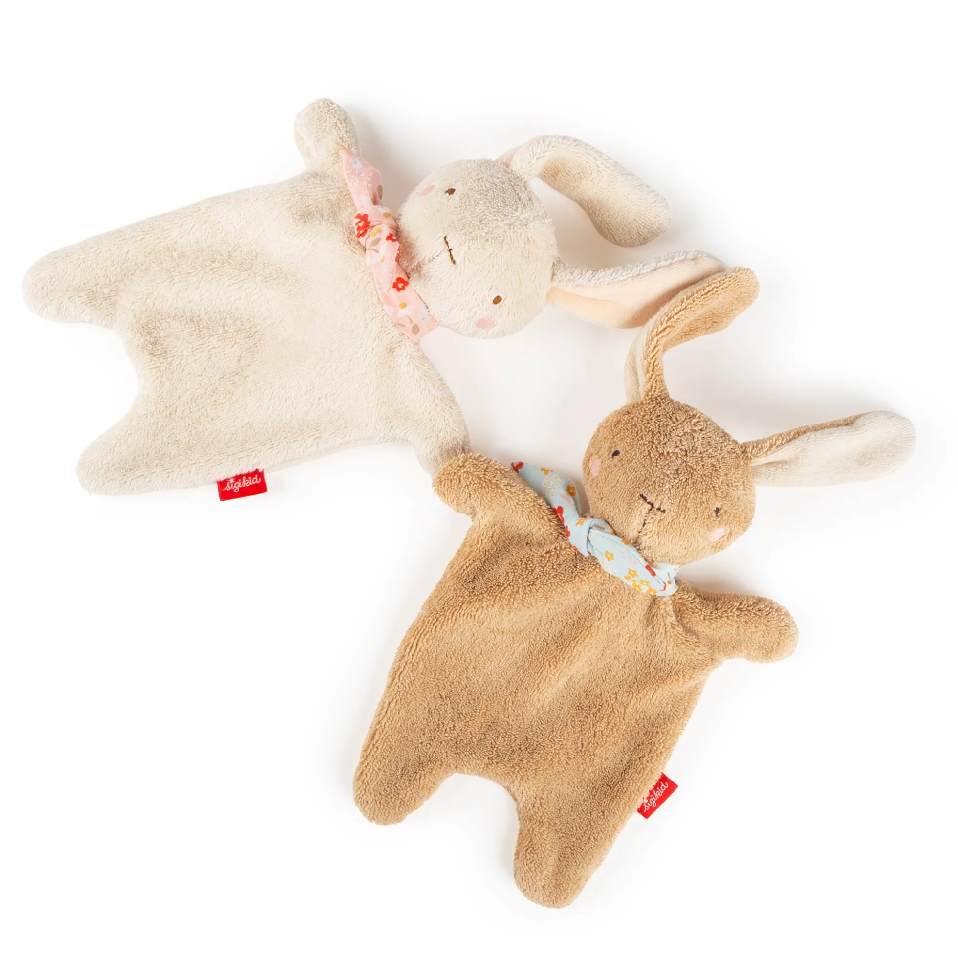Baby Schnuffeltuch Hase, braun