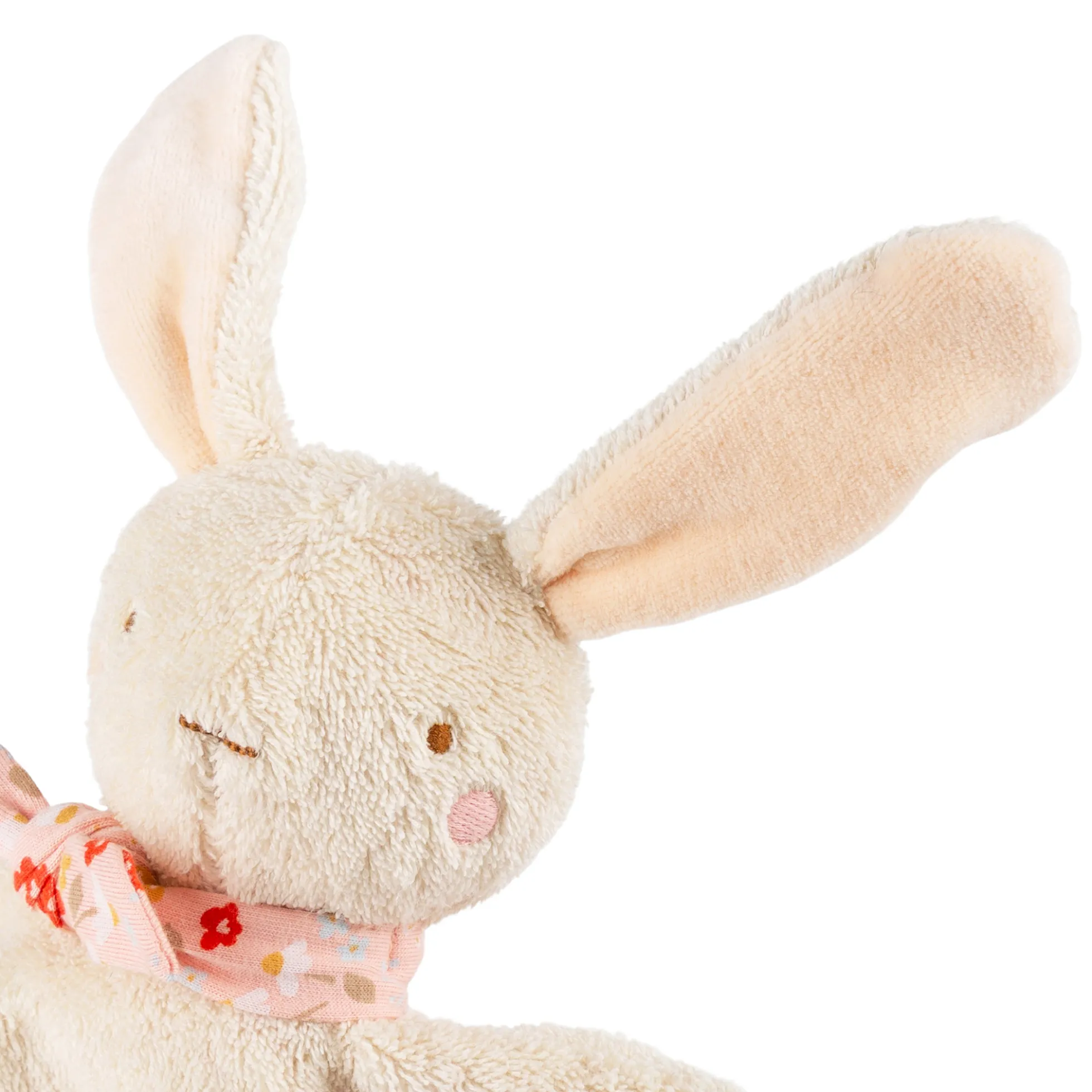 Baby Schnuffeltuch Hase, weiß