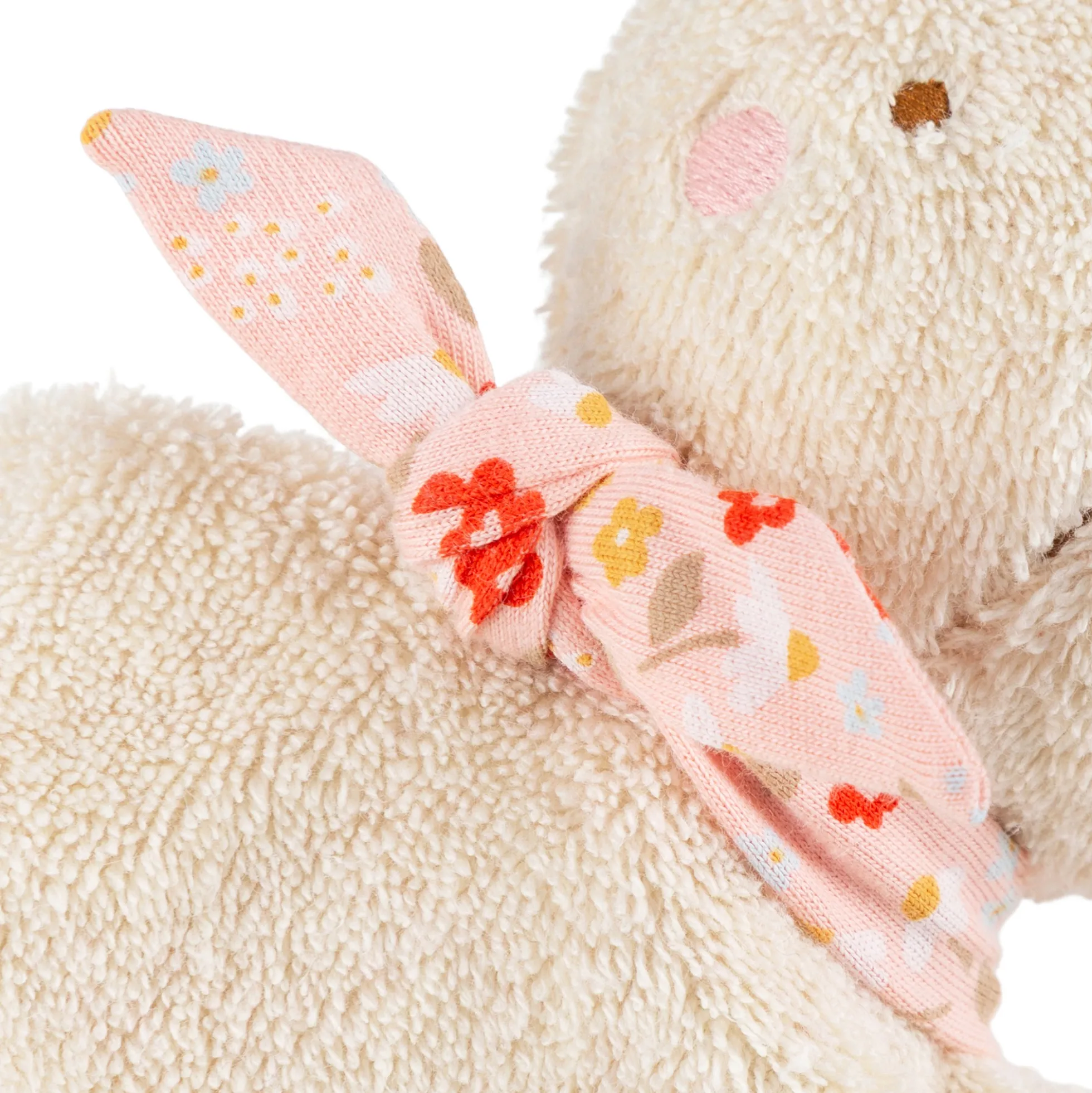 Baby Schnuffeltuch Hase, weiß