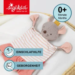 Baby Schnuffeltuch Maus Prinzessin