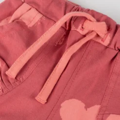 Baby Shorts mit Herzchen Print, rosarot