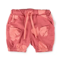 Baby Shorts mit Herzchen Print, rosarot