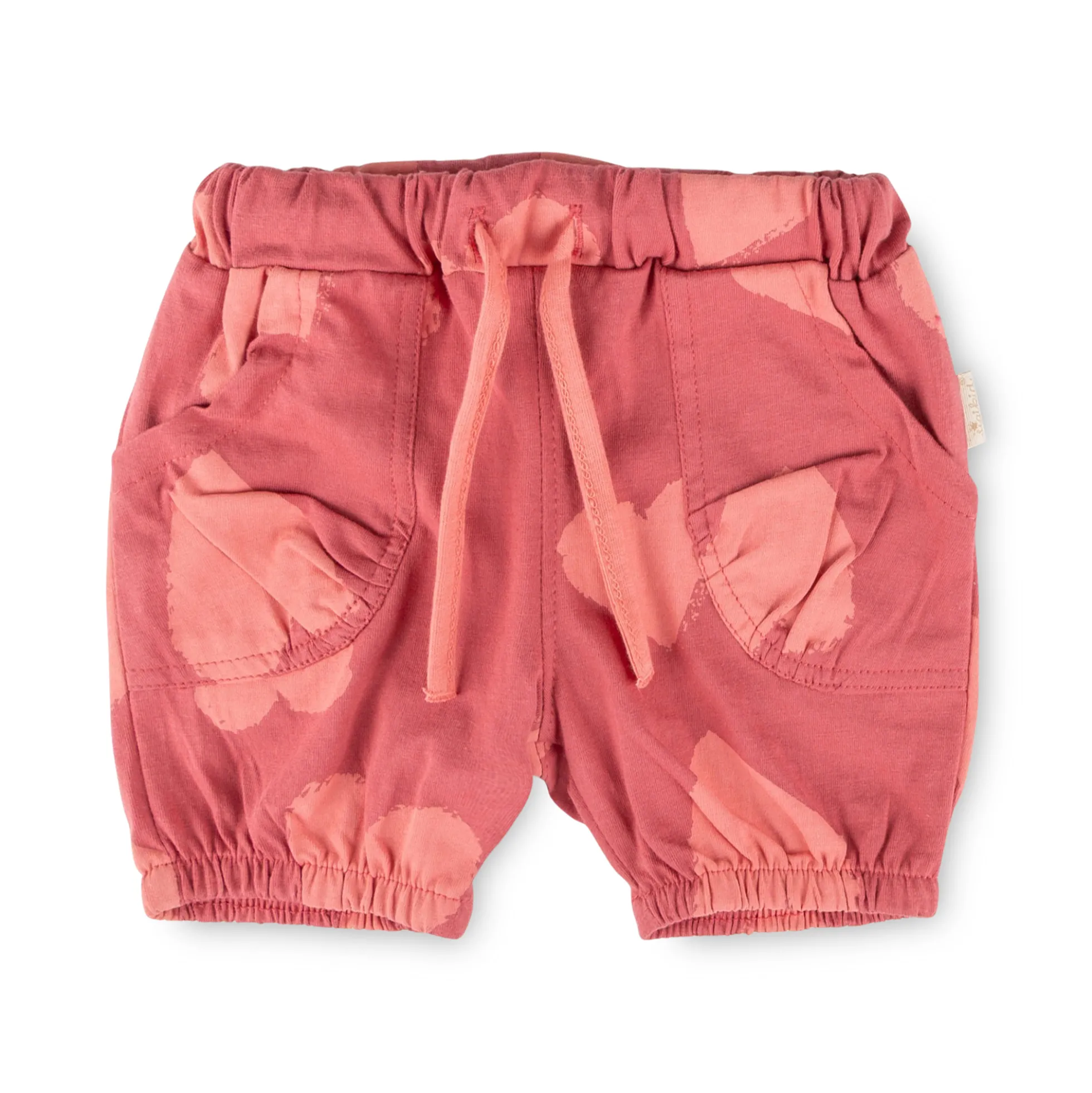 Baby Shorts mit Herzchen Print, rosarot