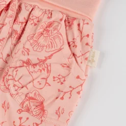 Baby Shorts mit Vögelchen Print, rosa