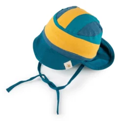 Baby Sommerhut mit Nackenschutz Fahrzeuge, hellblau