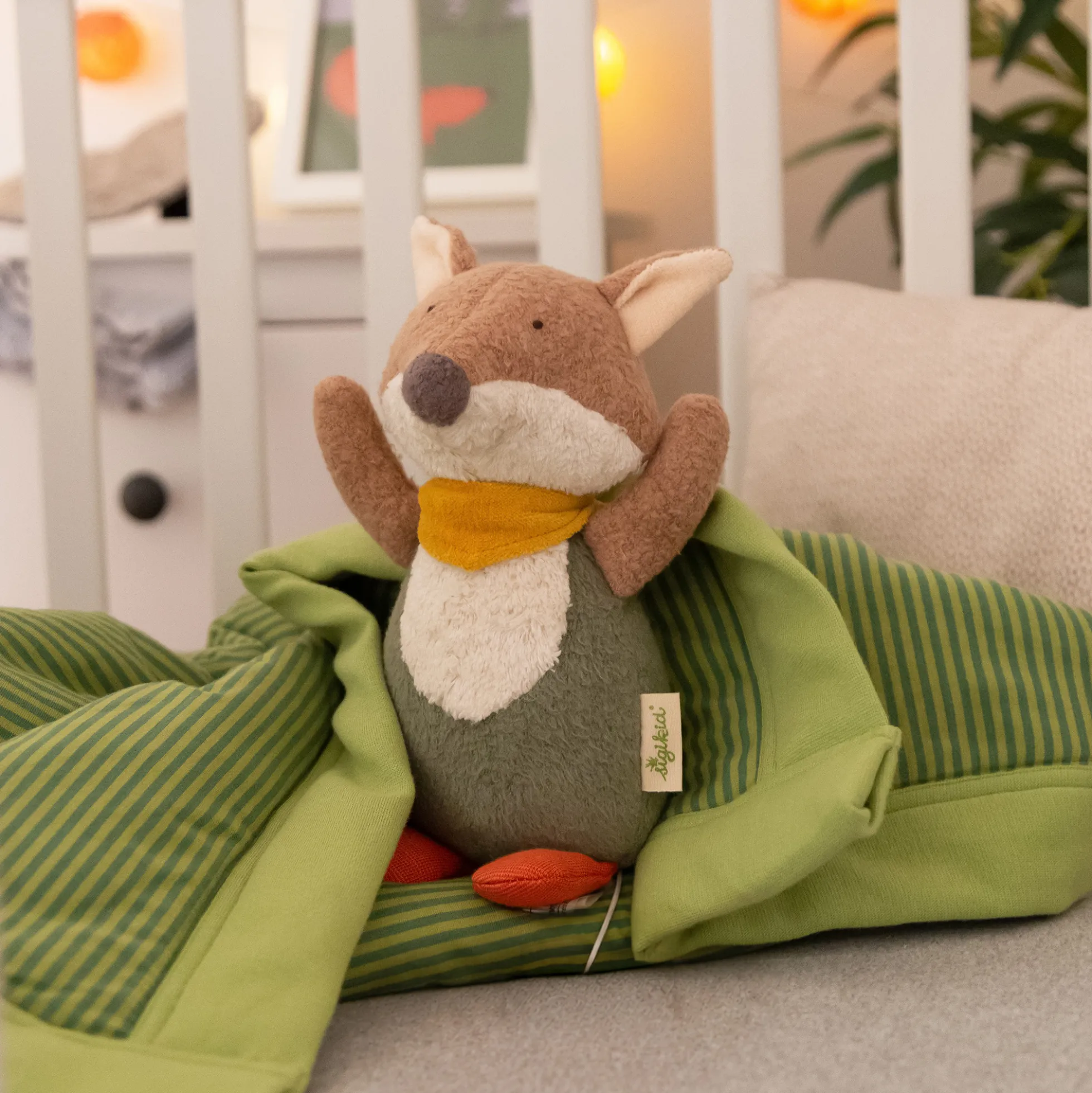Baby Spieluhr Fuchs Bio-Baumwolle & Schurwolle, Pure Collection
