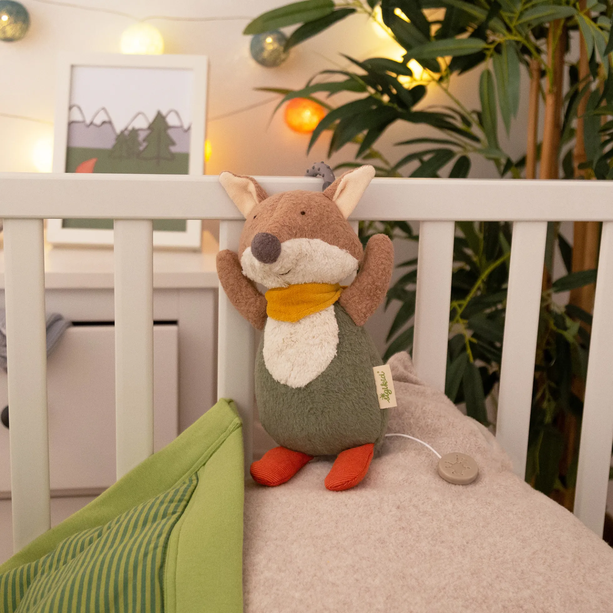 Baby Spieluhr Fuchs Bio-Baumwolle & Schurwolle, Pure Collection
