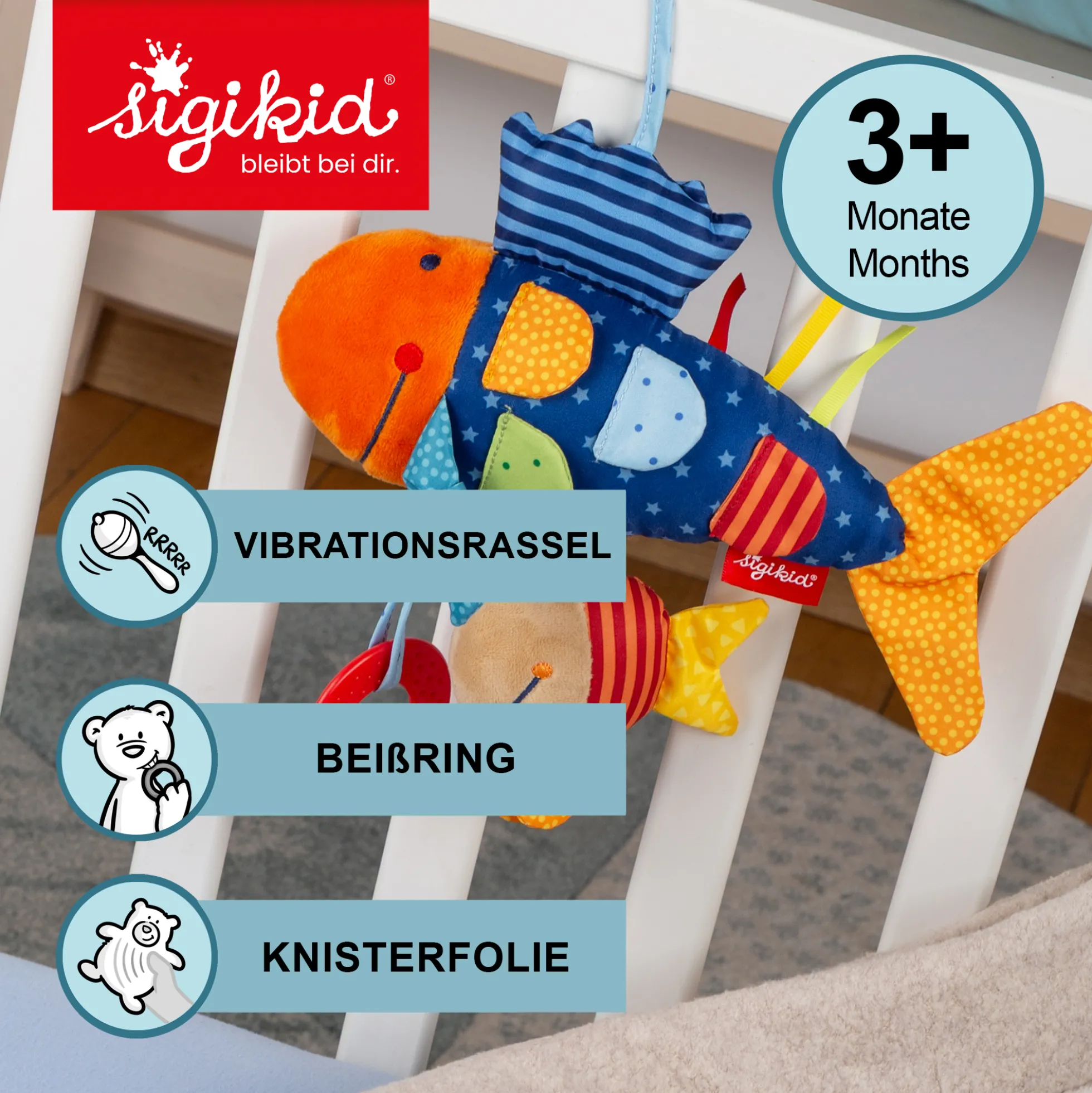 Babyspielzeug Aktiv-Fisch