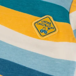Baby Streifen T-Shirt Fahrzeuge