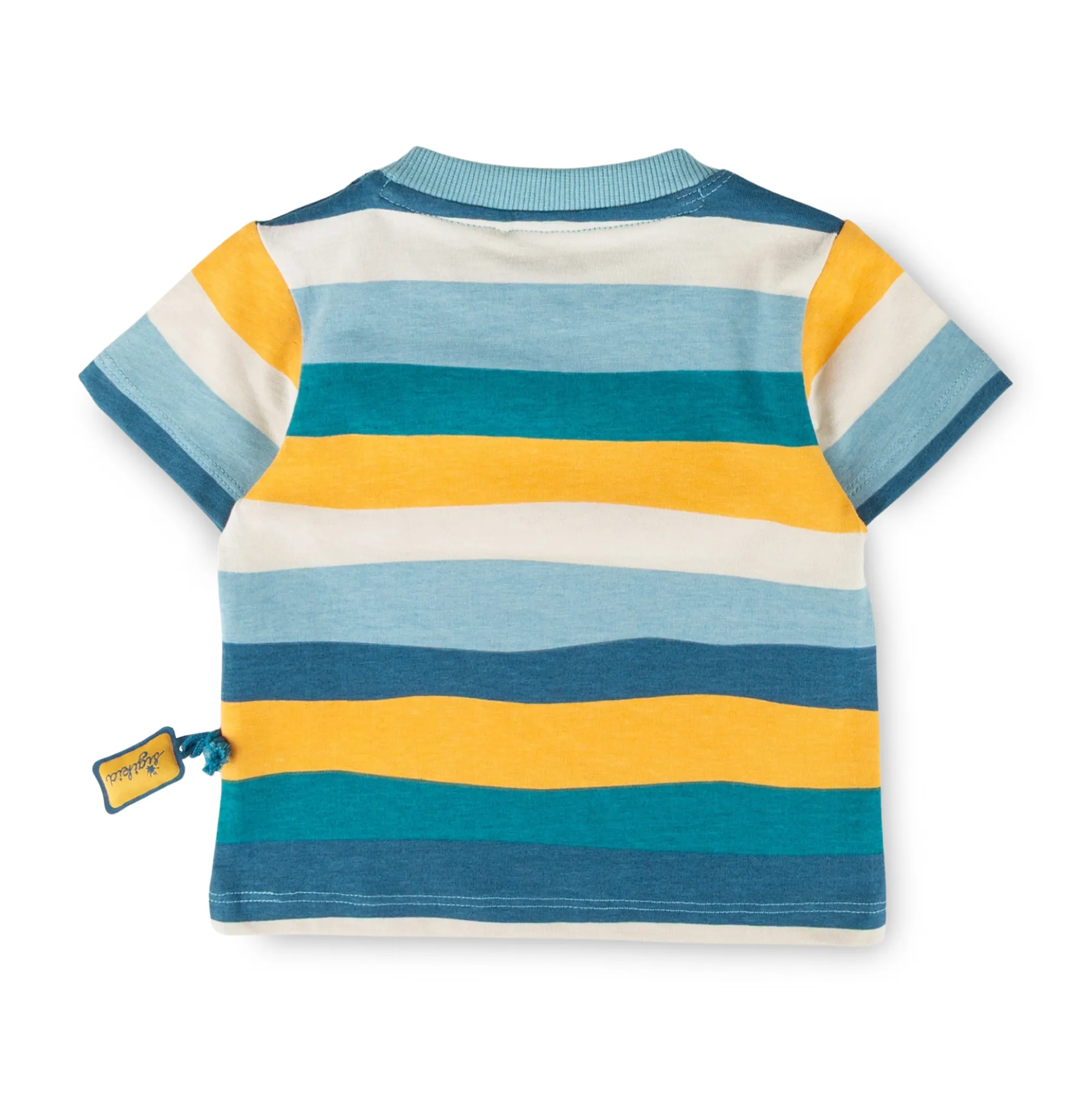Baby Streifen T-Shirt Fahrzeuge