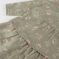 Baby Stufenkleid bedruckt, Petit Croissant