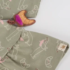 Baby Stufenkleid bedruckt, Petit Croissant