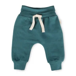 Baby Sweathose Klecks, petrolblau