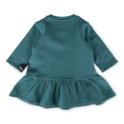 Baby Sweatkleid Meerschweinchen, petrolblau