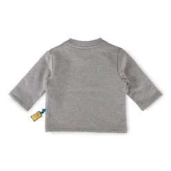 Baby Sweatshirt Fahrzeuge, grau