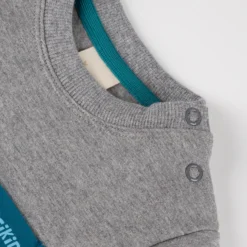 Baby Sweatshirt Fahrzeuge, grau