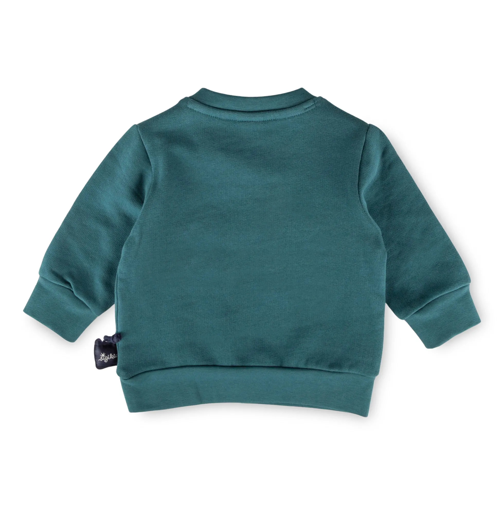 Baby Sweatshirt Fuchs, petrolblau