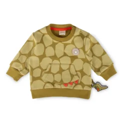 Baby Sweatshirt mit Fronttasche, Dino Fun