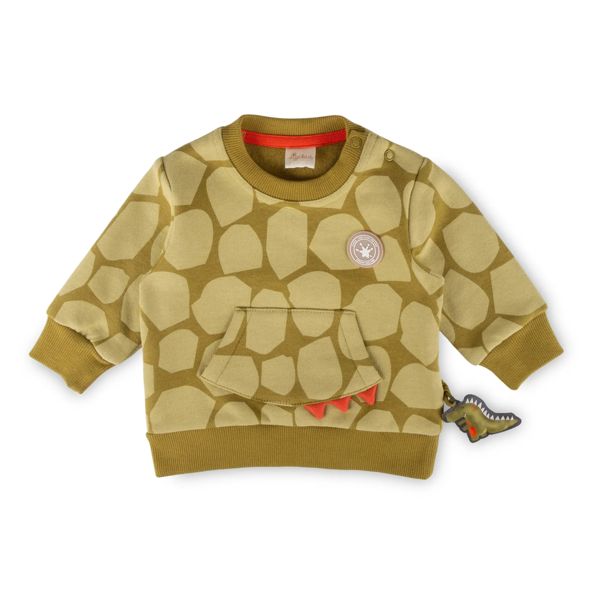 Baby Sweatshirt mit Fronttasche, Dino Fun