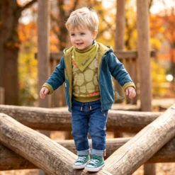 Baby Sweatshirt mit Fronttasche, Dino Fun