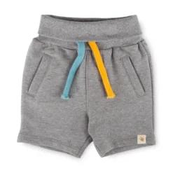 Baby Sweatshorts Fahrzeuge, grau