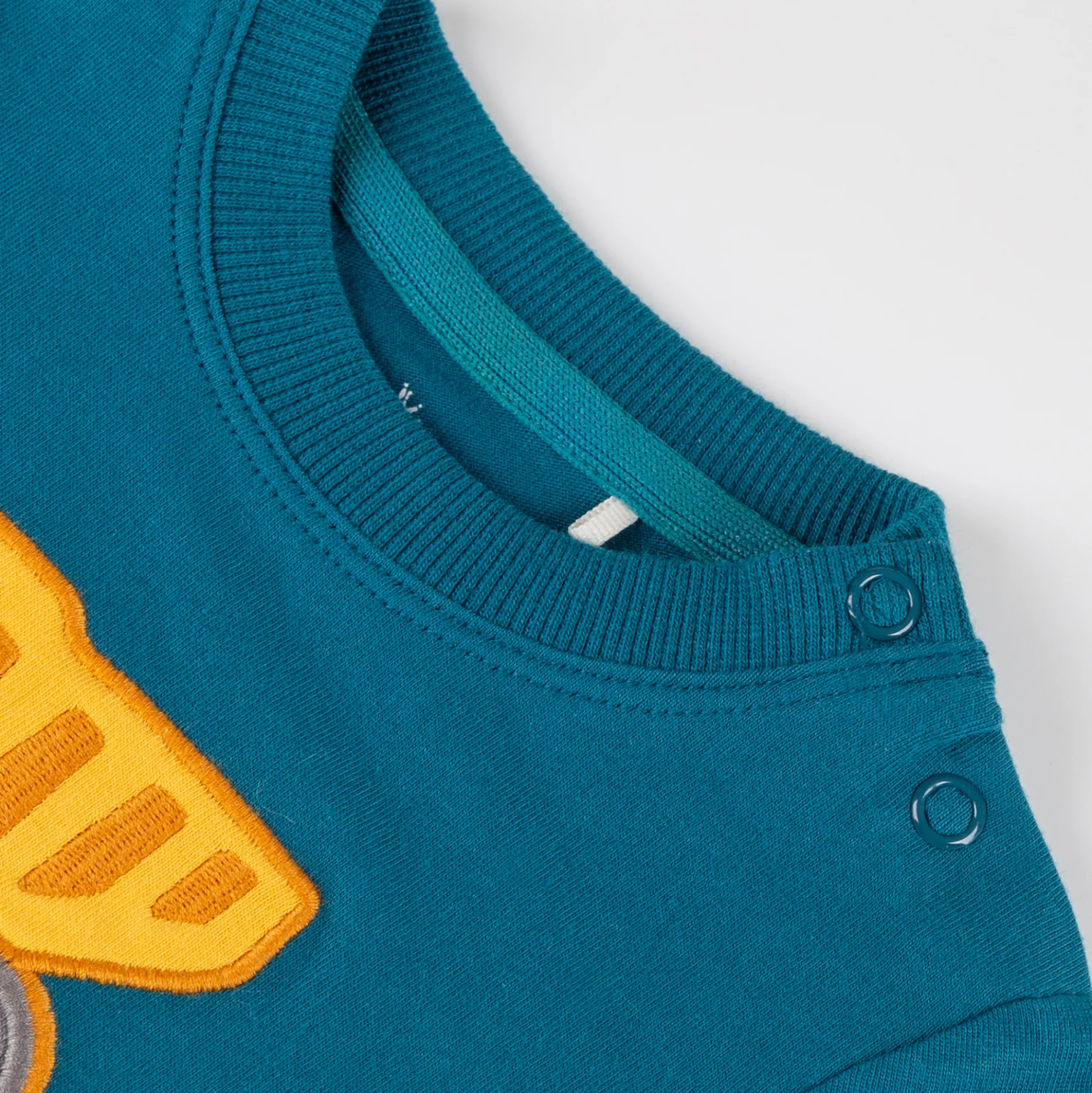 Baby T-Shirt Fahrzeuge, blaugrün