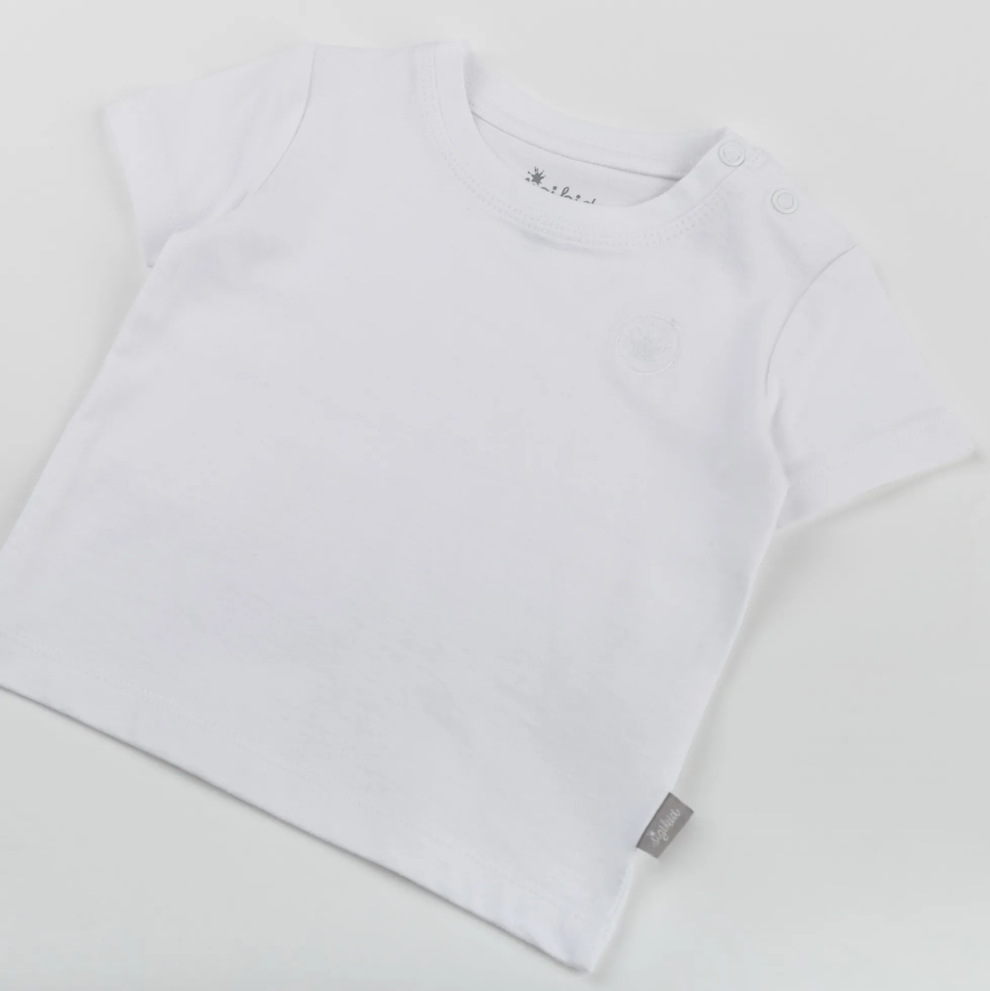 Baby T-Shirt im 2er Pack, weiß
