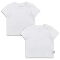 Baby T-Shirt im 2er Pack, weiß