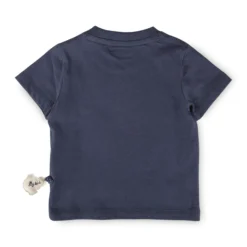 Baby T-Shirt Oktopus, blau