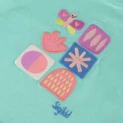 Baby T-Shirt Schmetterling, türkis, Summer Vibes