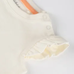 Baby T-Shirt Seepferdchen, weiß