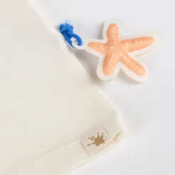 Baby T-Shirt Seepferdchen, weiß