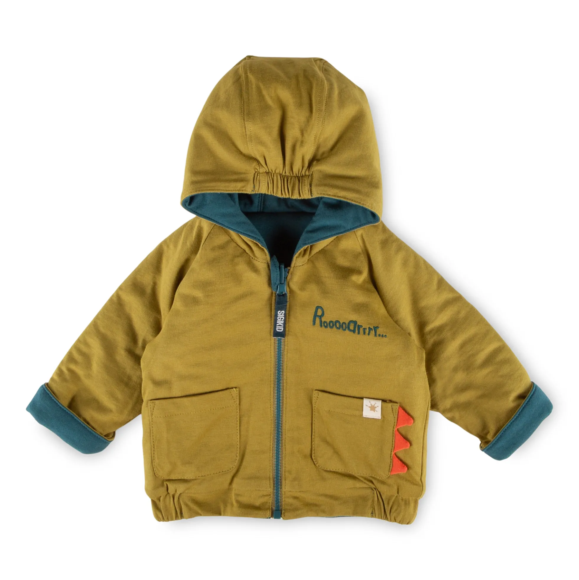 Baby Wendejacke mit Kapuze, Dino Fun