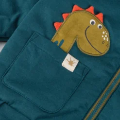 Baby Wendejacke mit Kapuze, Dino Fun