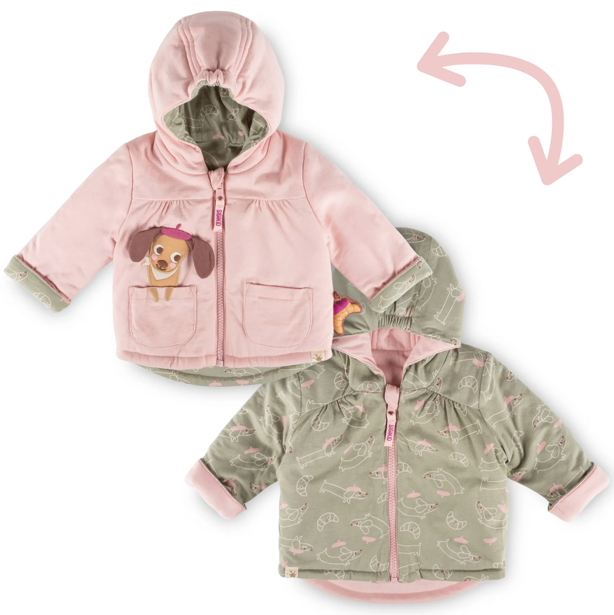 Baby Wendejacke wattiert, Petit Croissant