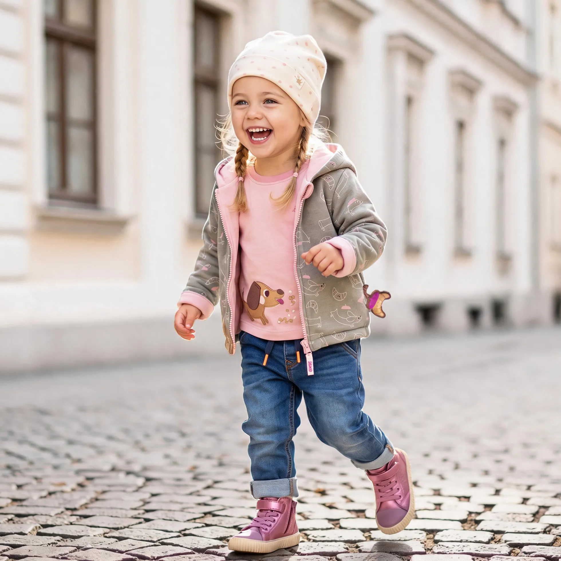 Baby Wendejacke wattiert, Petit Croissant