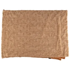 Beasts Kuscheldecke Plüsch, braun gewirbelt