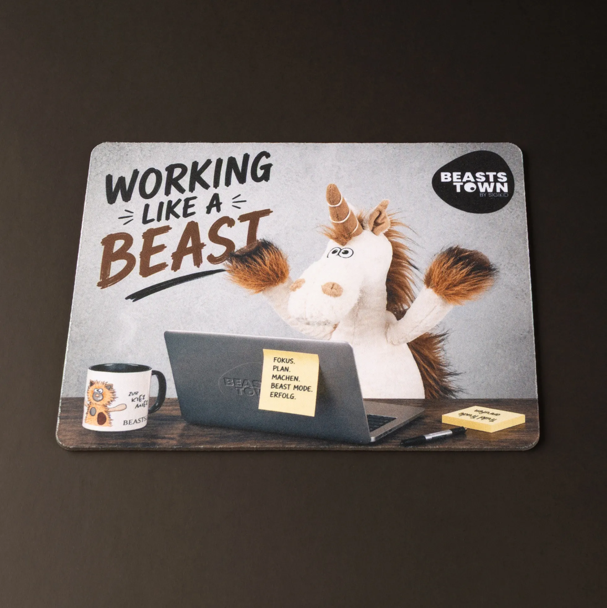 Beasts Mousepad "Working like a Beast"