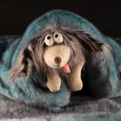 Beasts Plüsch Kuscheldecke, türkisblau