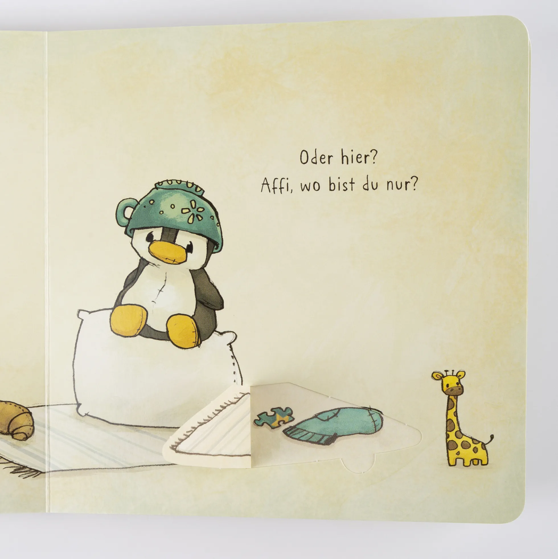 Bilderbuch Anouk, Wo ist mein Affi?